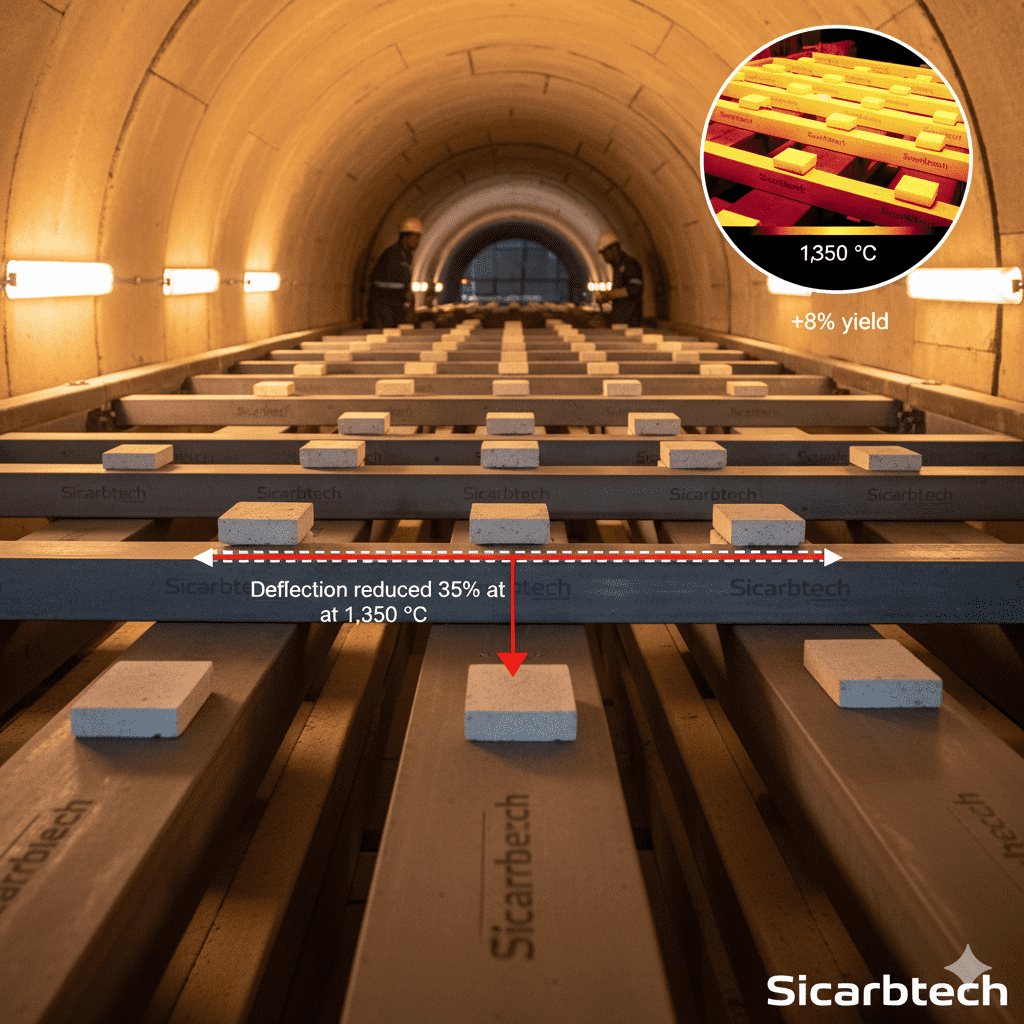 SiC Kiln Support Systems for Industrial Furnaces and Tunnel Kilns 