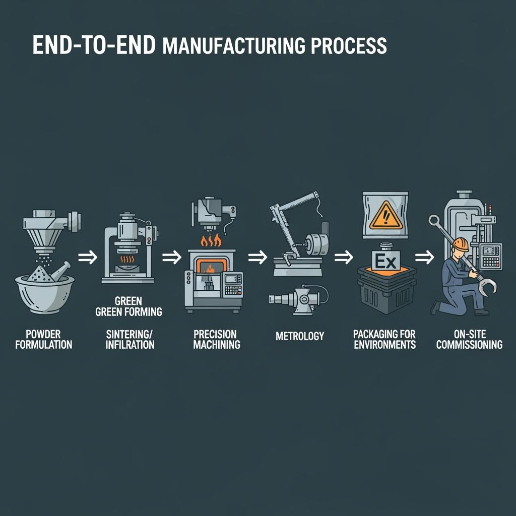 Spark Resistant Silicon Carbide Components for Explosion‑Proof Industrial Applications