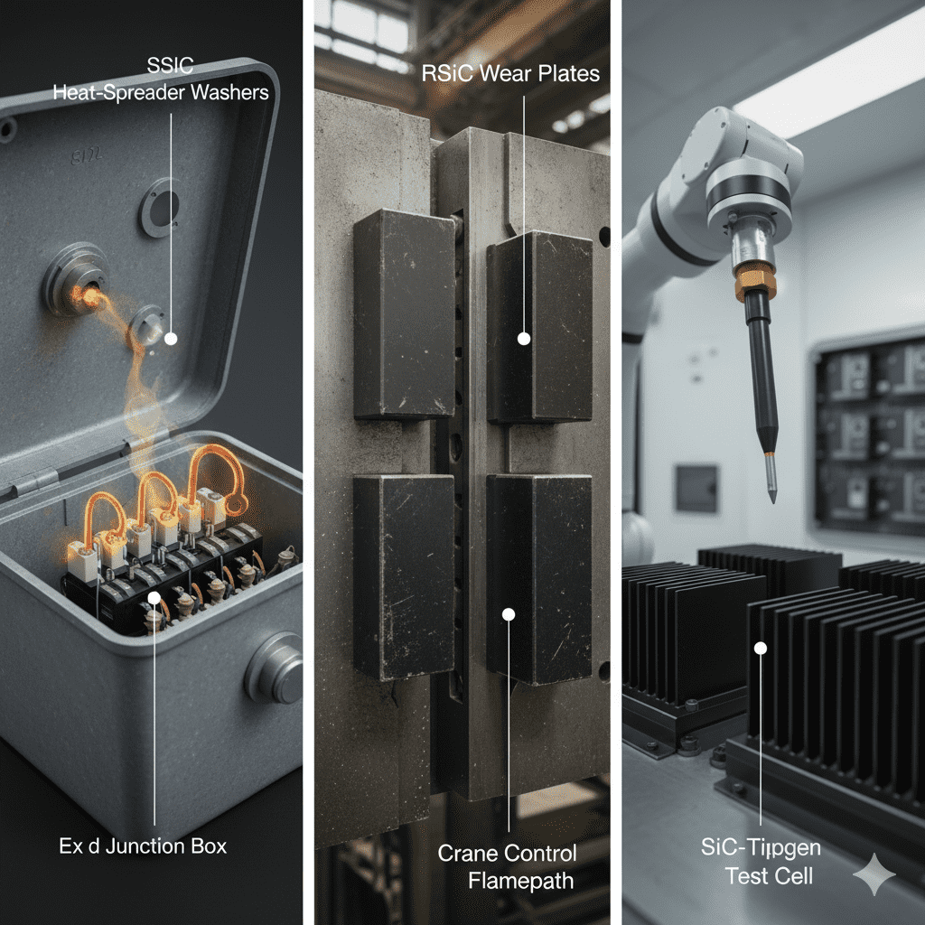 Spark Resistant Silicon Carbide Components for Explosion‑Proof Industrial Applications